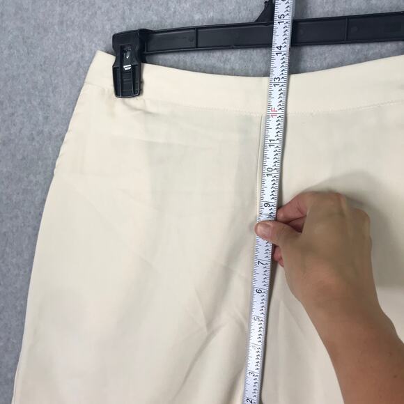 Japna Shorts Womens Medium Cream Career Church Preppy Academia Dressy Neutral - Picture 5 of 10